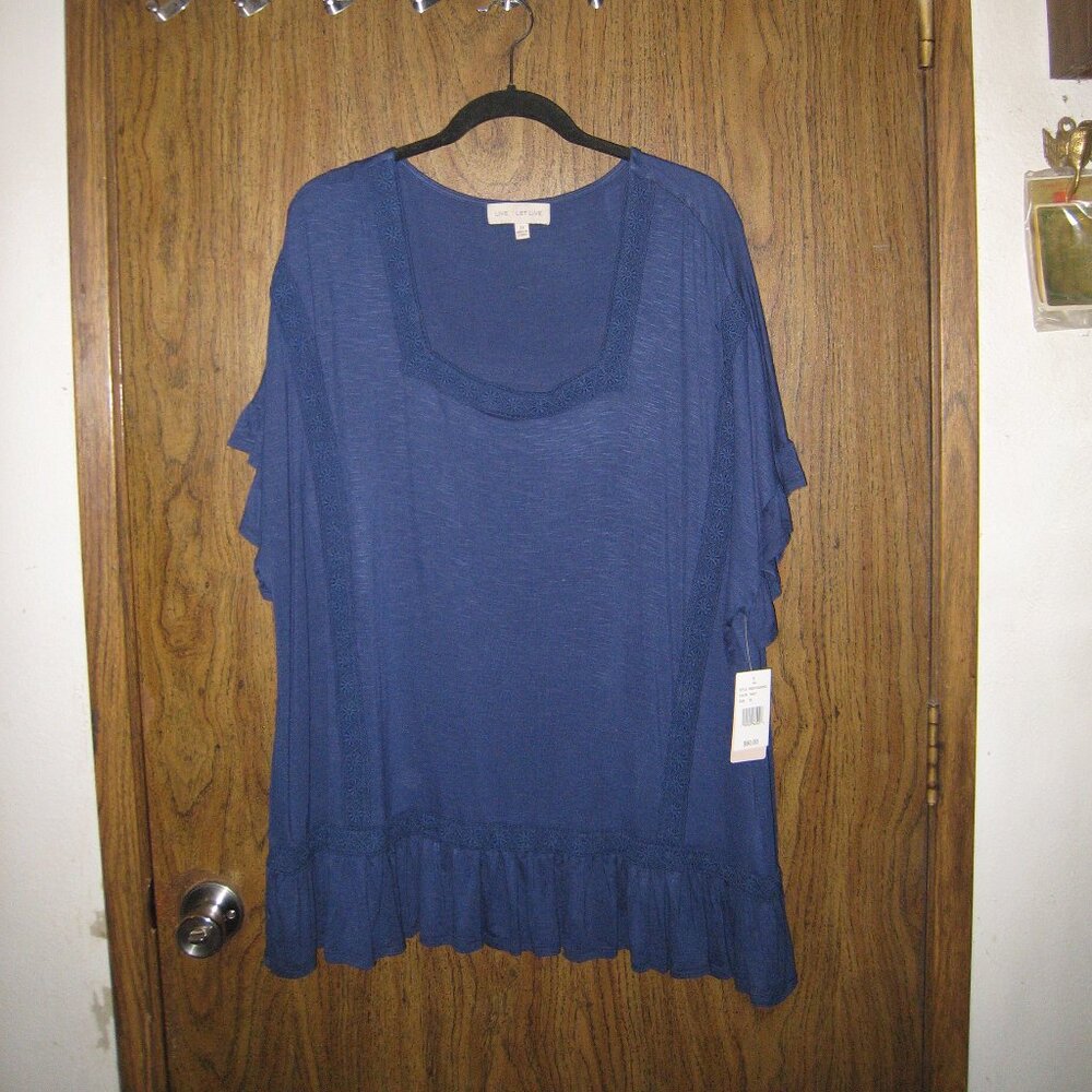 Live & Let Live One World Tunic Top Shirt Womens NEW WITH TAGS $60 Size 3x